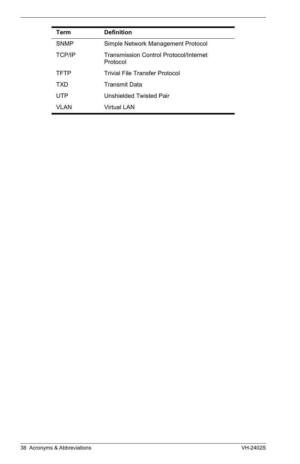 Enterasys Networks VH-2402S User Manual | Page 52 / 58