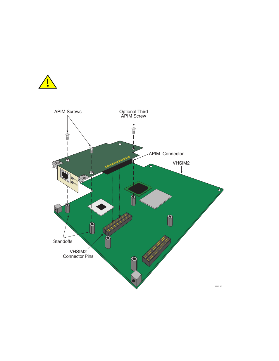 Installing an apim | Enterasys Networks VHSIM2-A6DP User Manual | Page 26 / 118