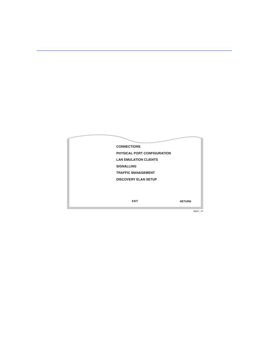 2 accessing the vhsim2-a6dp atm screen, Accessing the vhsim2-a6dp atm screen -8, Vhsim2-a6dp atm screen | Enterasys Networks VHSIM2-A6DP User Manual | Page 42 / 118