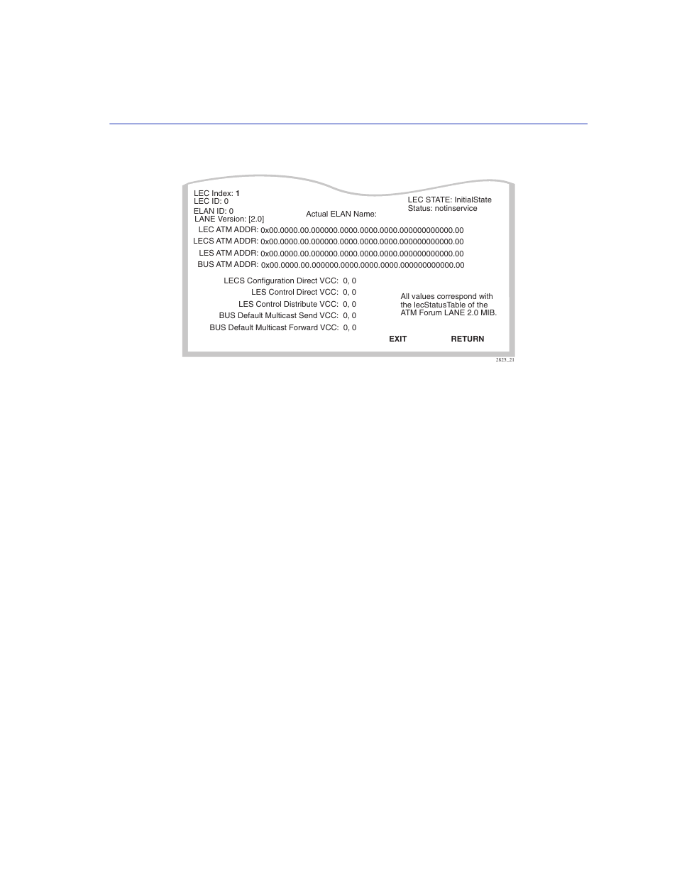 Lec properties screen, Figure 3-16 | Enterasys Networks VHSIM2-A6DP User Manual | Page 83 / 118