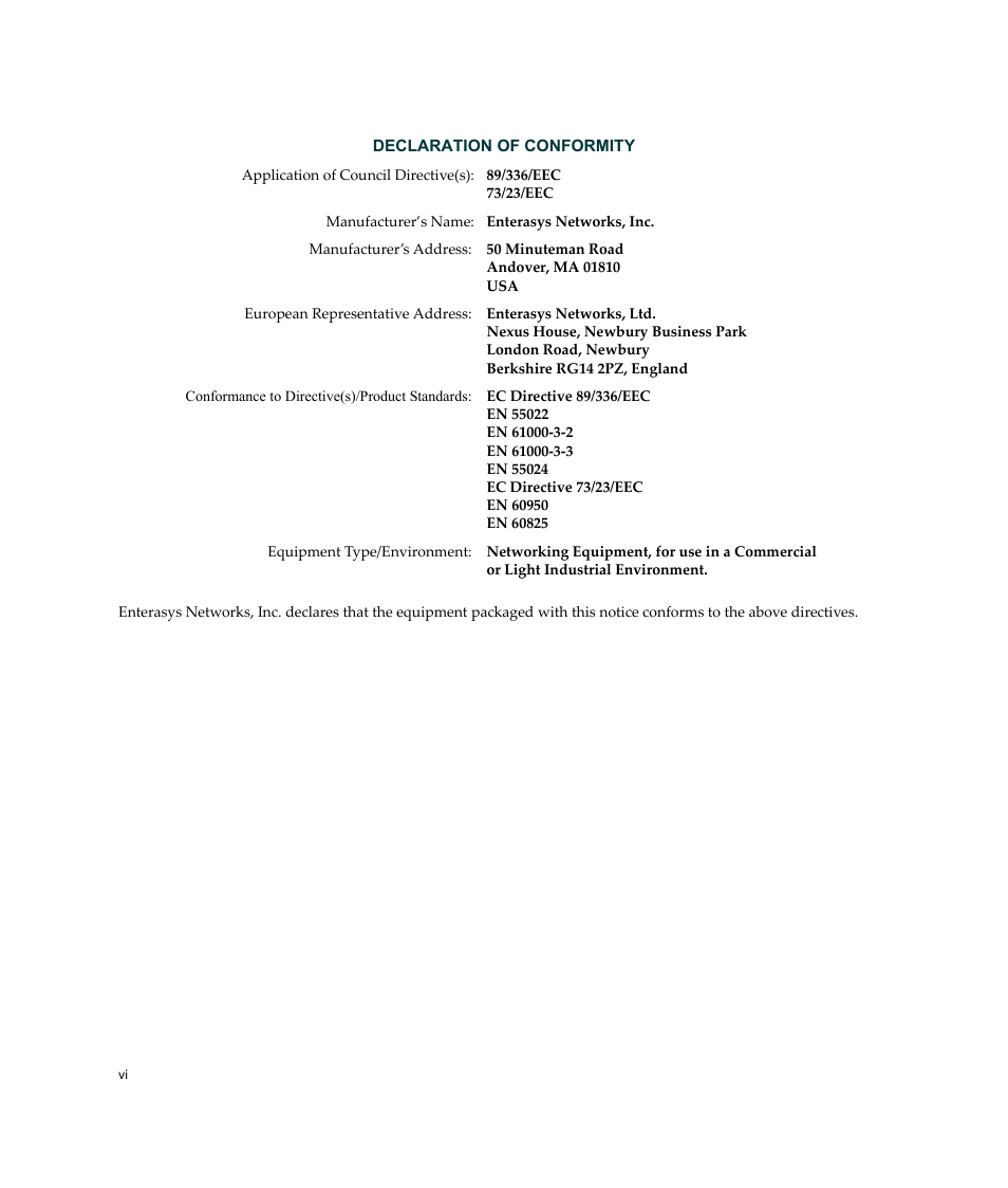 Enterasys Networks Enterasys SecureStack B2 B2G124-24 User Manual | Page 8 / 80