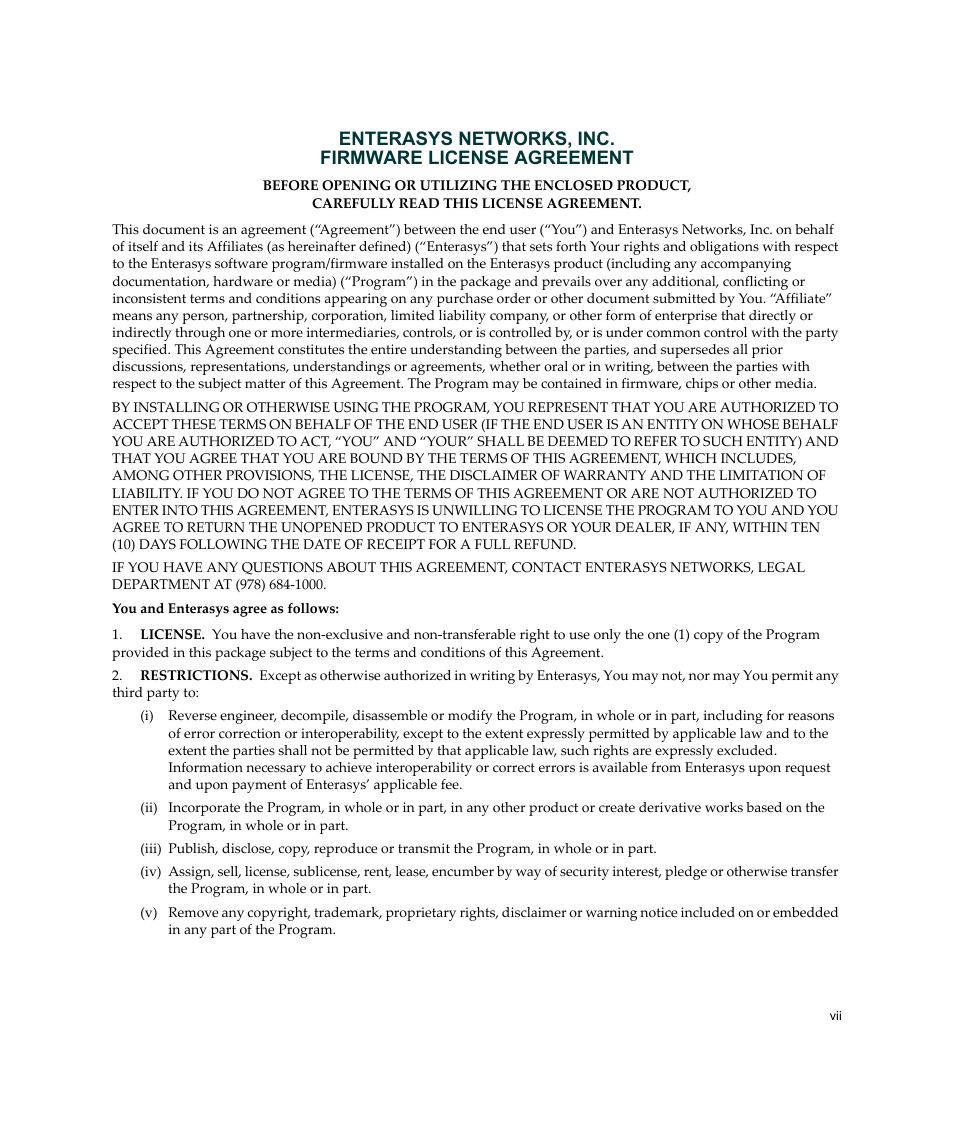 Enterasys Networks Enterasys SecureStack B2 B2G124-24 User Manual | Page 9 / 80