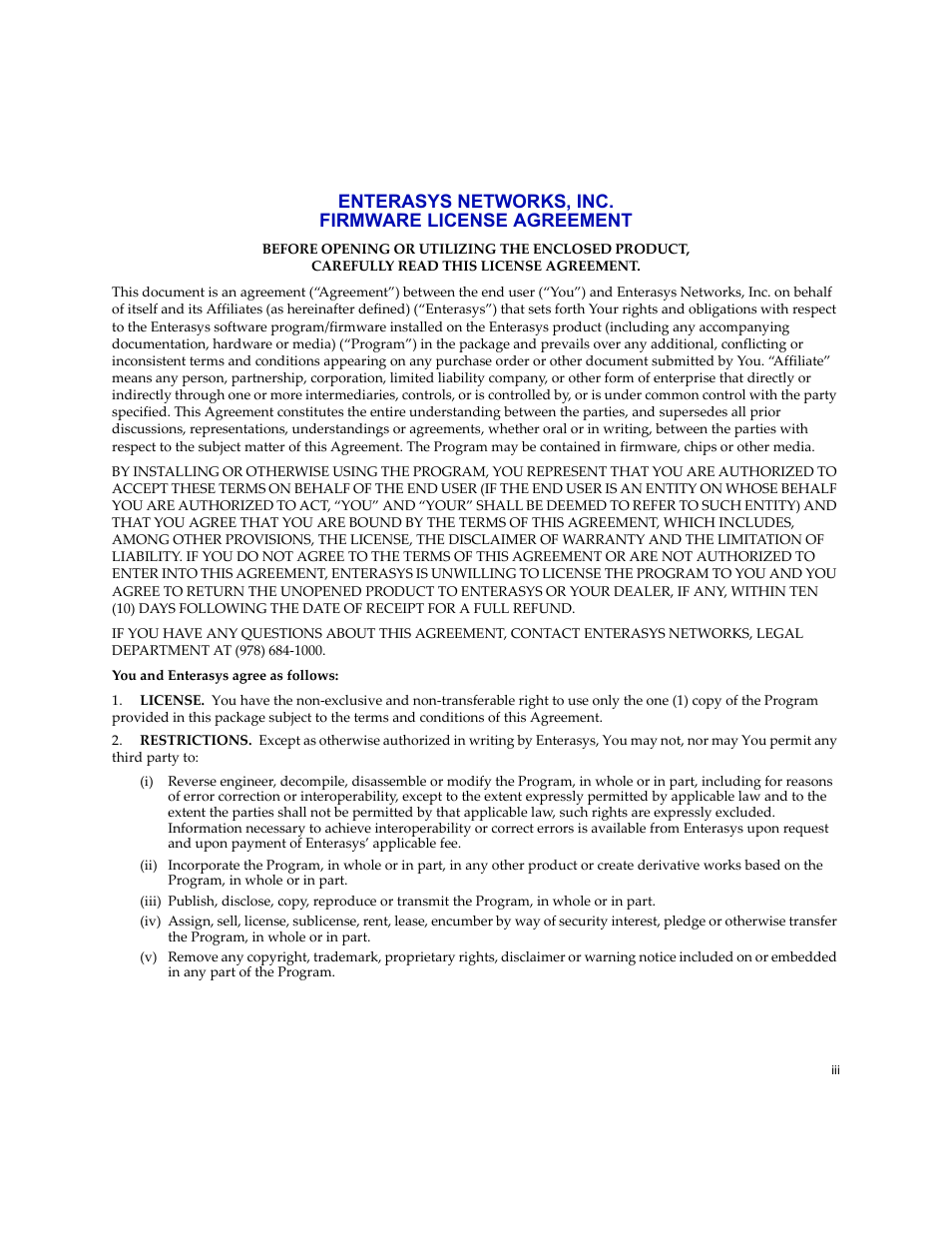 Enterasys Networks 24-Port User Manual | Page 5 / 26