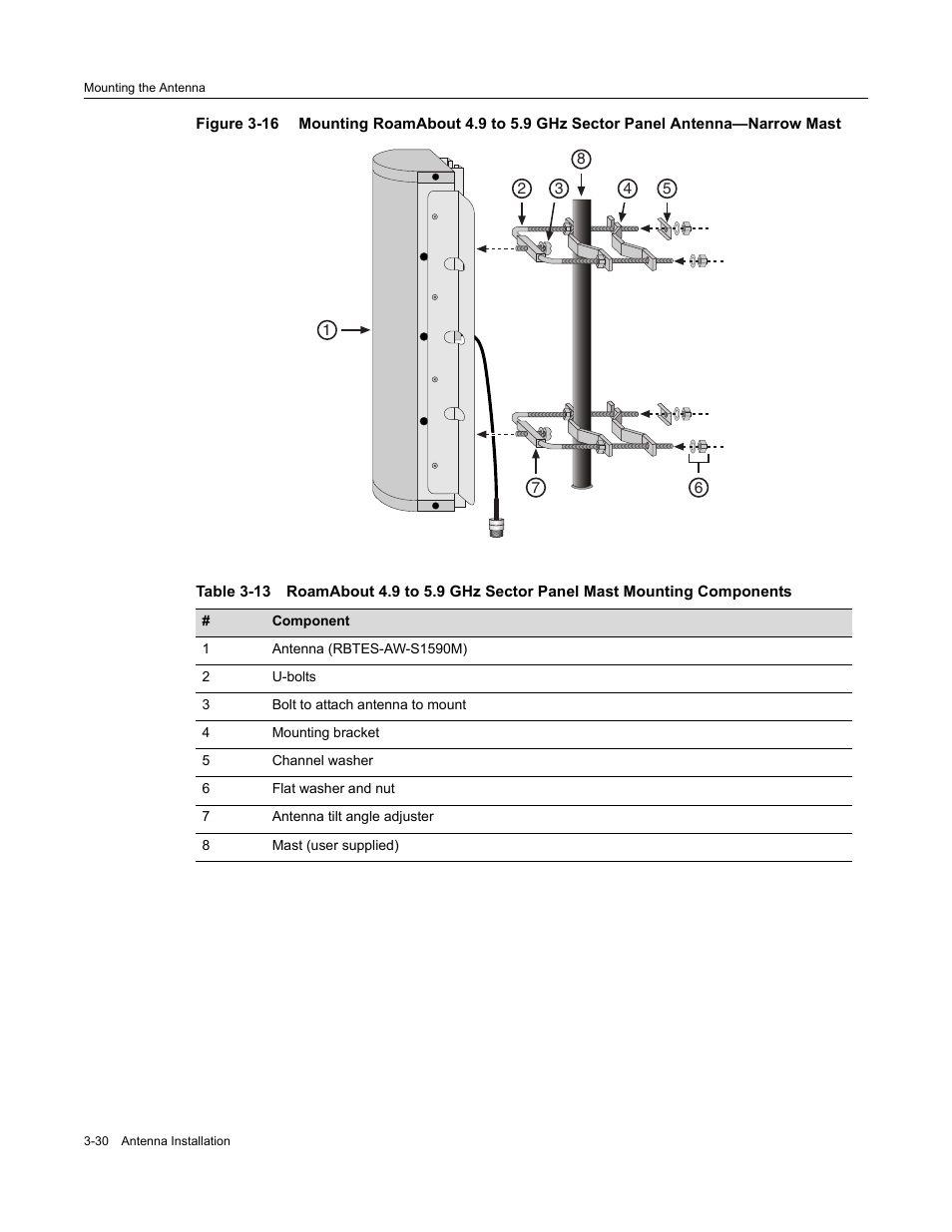 Figure 3‐16, Table 3‐13 | Enterasys Networks ROAMABOUT RBT-1602 User Manual | Page 62 / 92