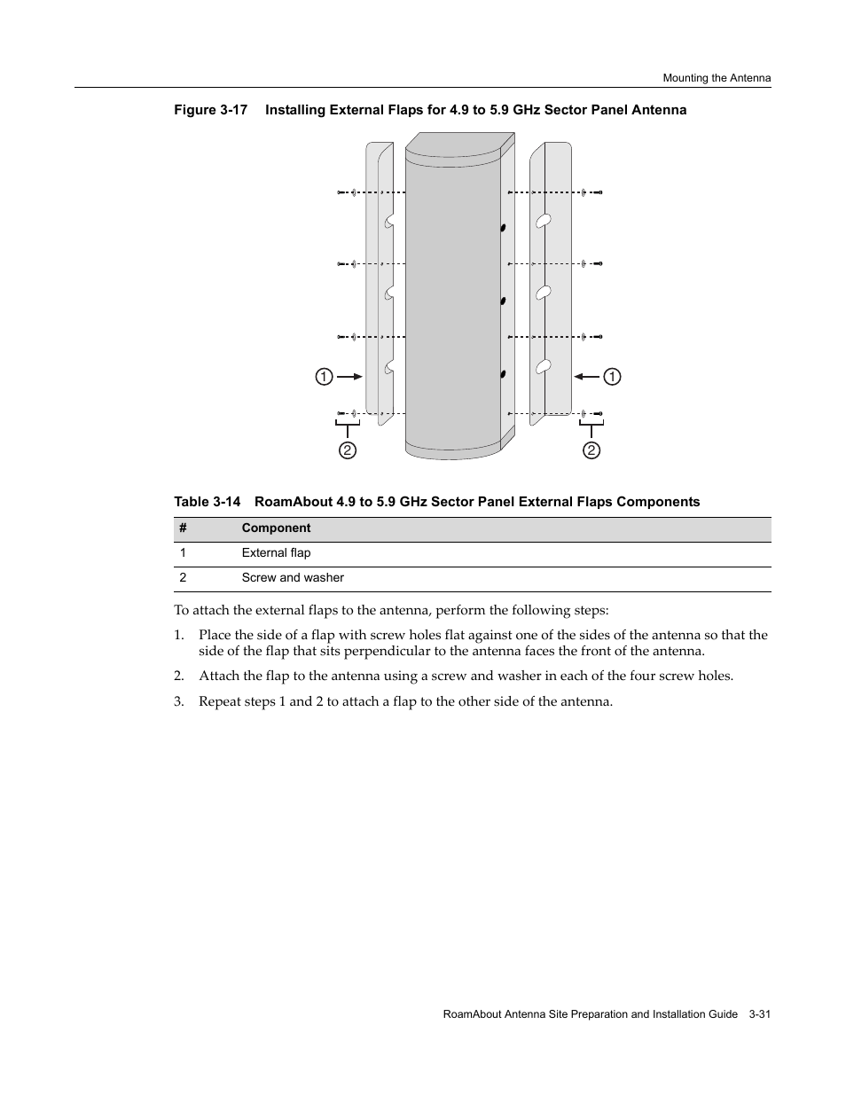 Table 3‐14, Figure 3‐17 | Enterasys Networks ROAMABOUT RBT-1602 User Manual | Page 63 / 92