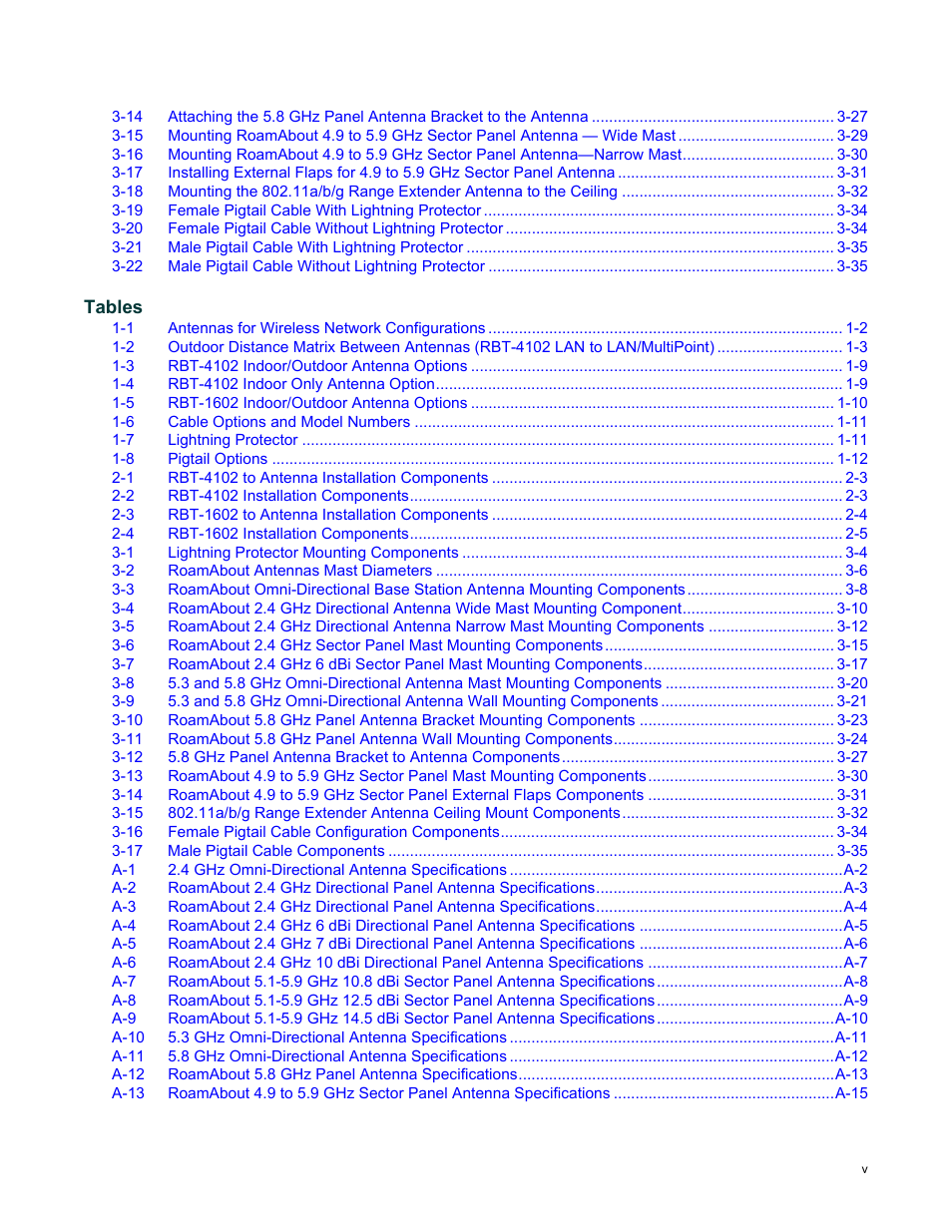 Enterasys Networks ROAMABOUT RBT-1602 User Manual | Page 7 / 92