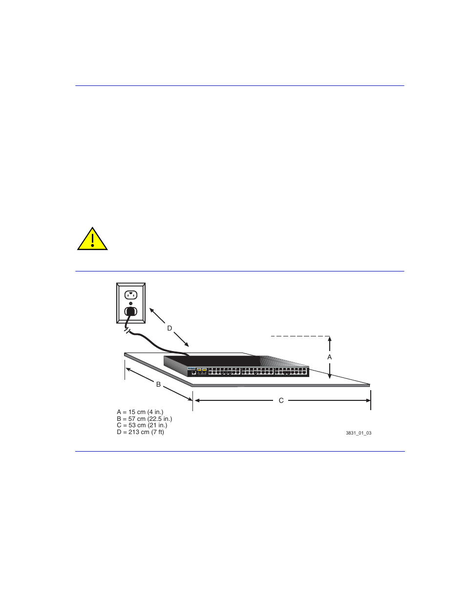 4 installing the device, Installing the device -5, Rd rack) | Section 3.4 | Enterasys Networks C1H124-24 User Manual | Page 33 / 64