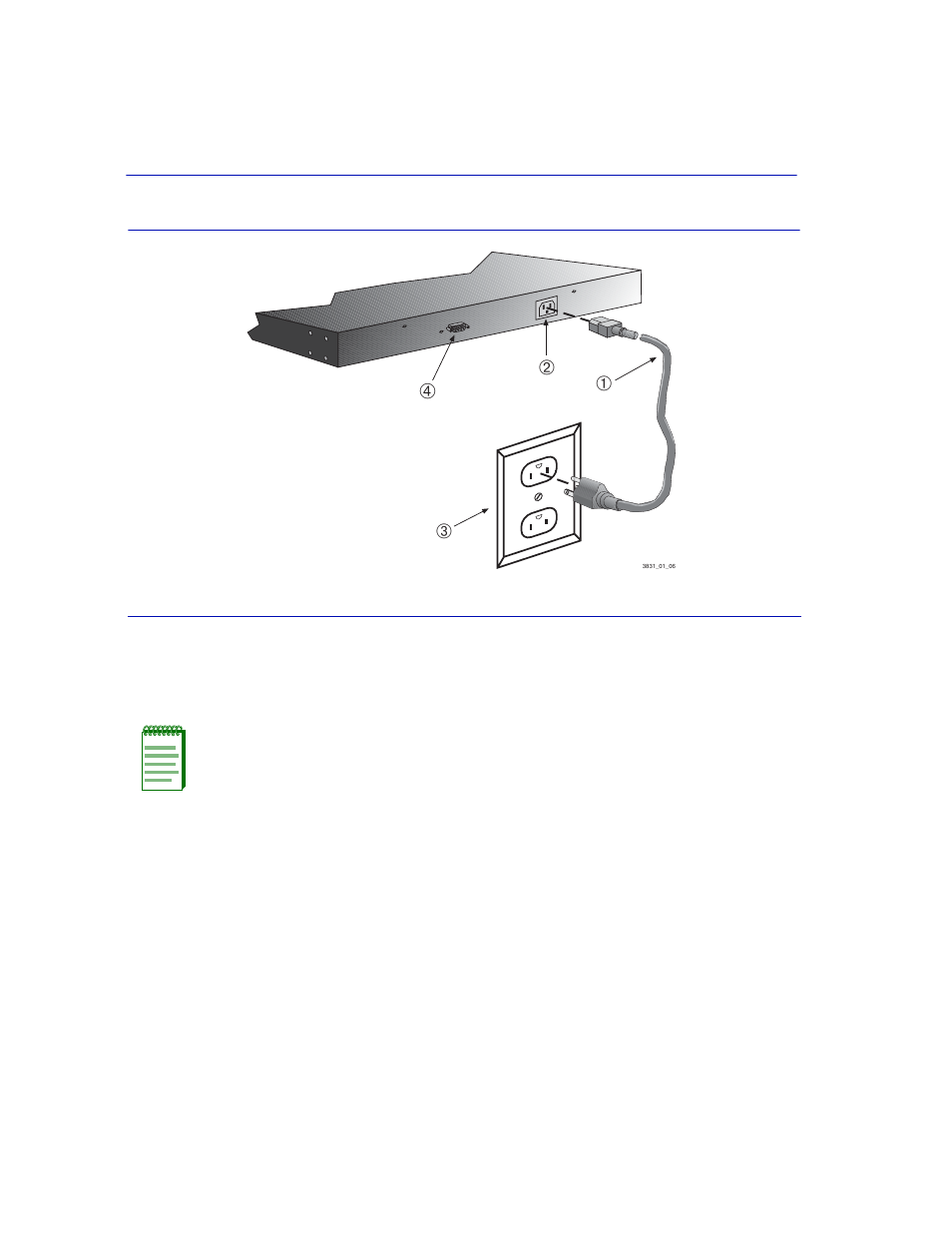 5 connecting to the network, Connecting to the network -8, Device, rear view | Section 3.5, Figure 3-6, Вб а | Enterasys Networks C1H124-24 User Manual | Page 36 / 64