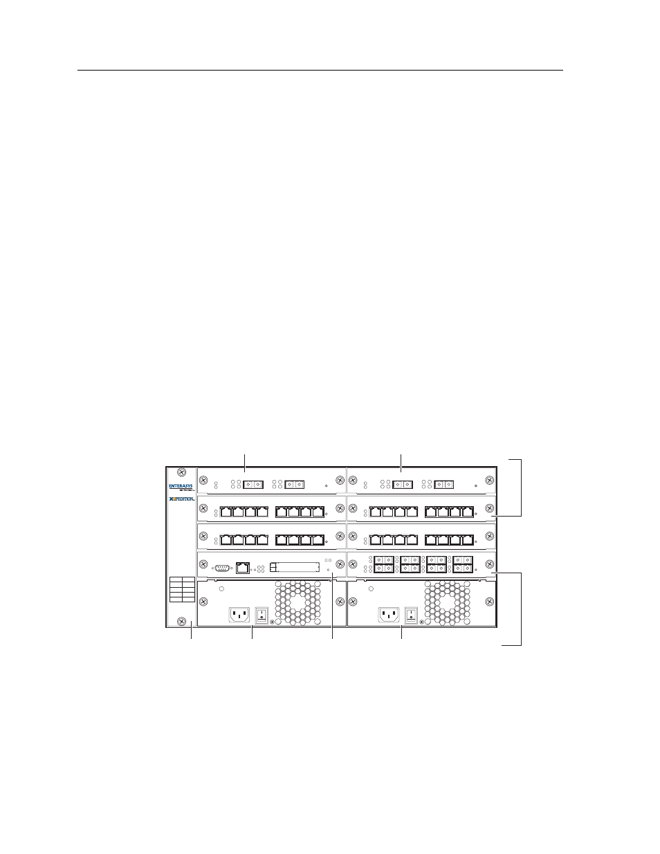 Hardware overview, Chassis, Hardware overview 10 | Ssr-8 | Enterasys Networks 8000/8600 User Manual | Page 22 / 142