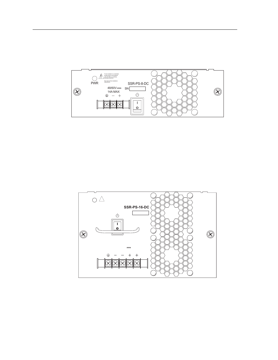 Xpedition8000 dc power supply, Xpedition8600 dc power supply | Enterasys Networks 8000/8600 User Manual | Page 74 / 142