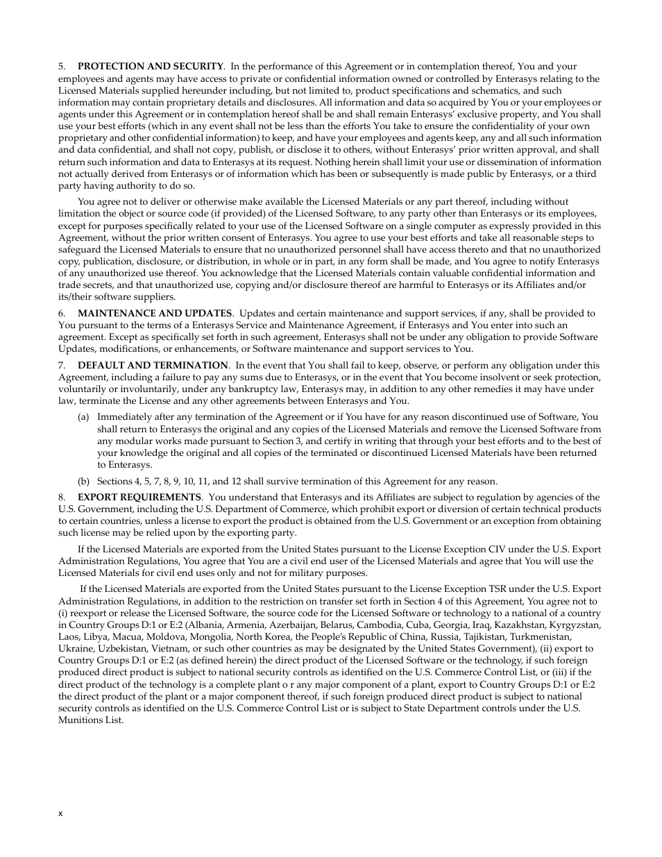 Enterasys Networks SNS-TAG-LPA User Manual | Page 12 / 34