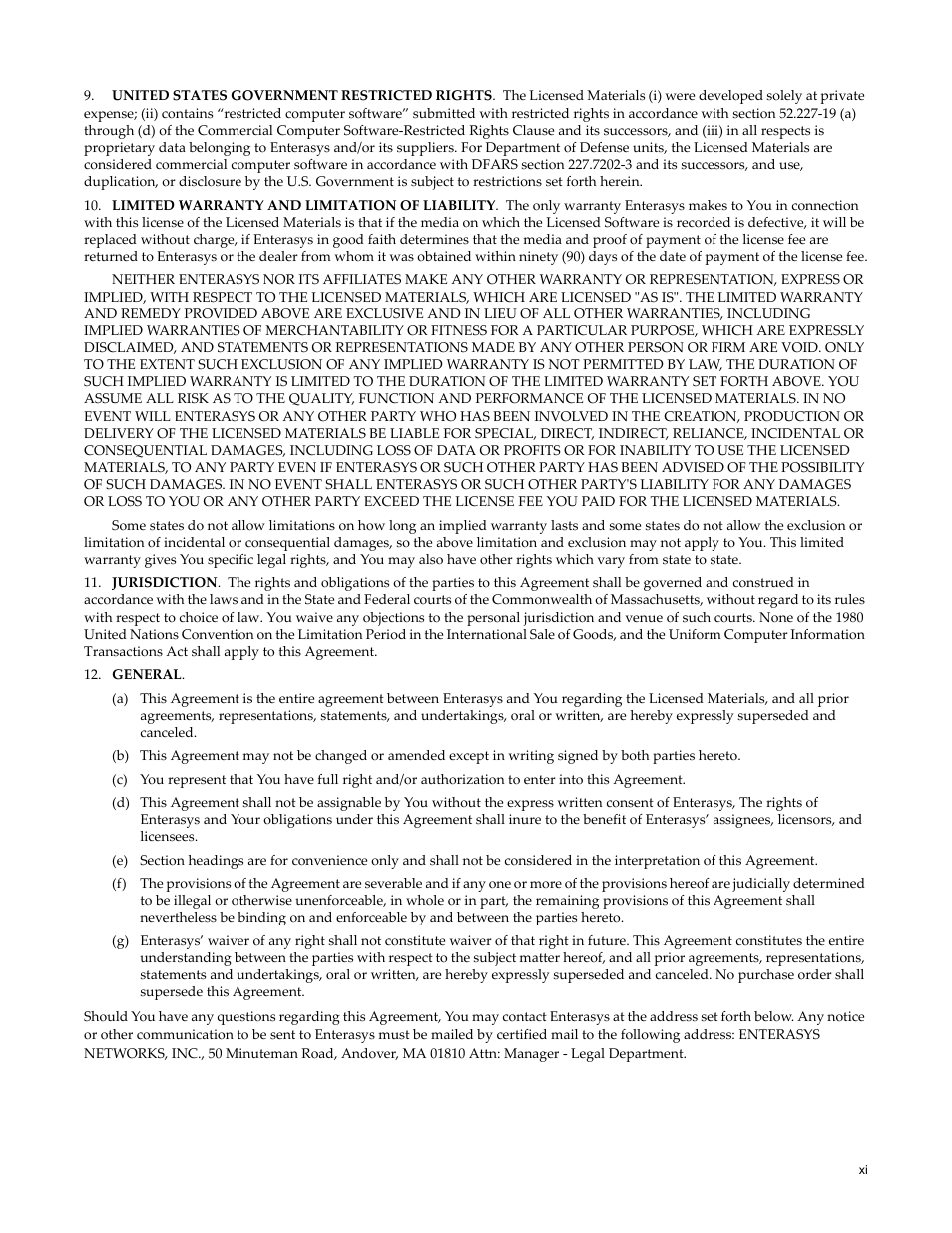 Enterasys Networks SNS-TAG-LPA User Manual | Page 13 / 34