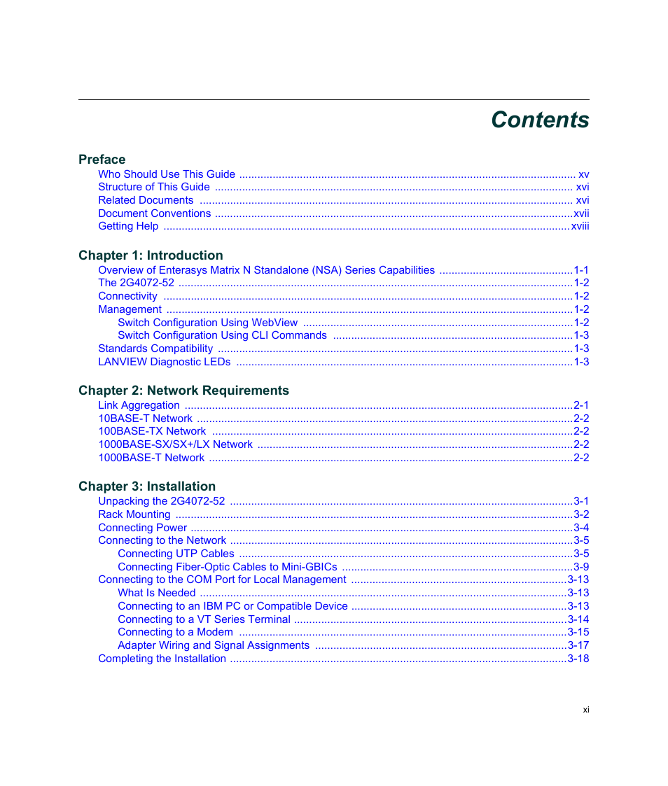 Enterasys Networks 2G4072-52 User Manual | Page 13 / 70