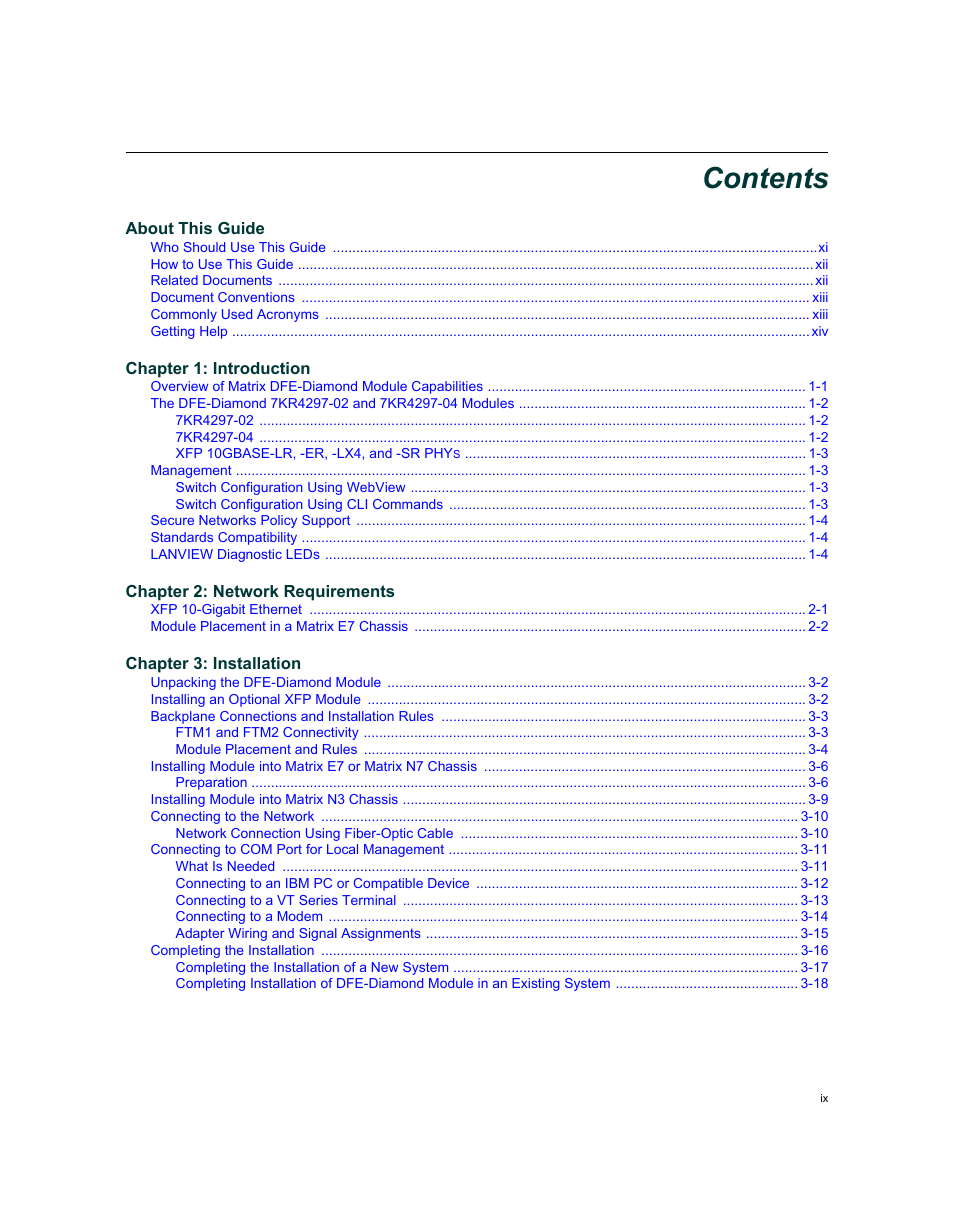 Enterasys Networks Enterasys Diamond Distributed Forwarding Engine 7KR4297-04 User Manual | Page 11 / 64