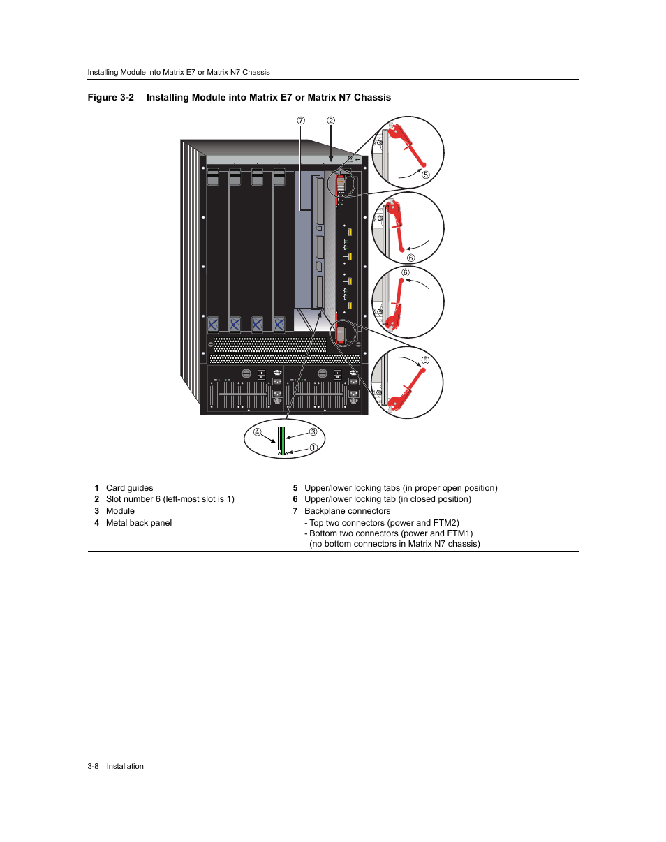 Figure 3‐2, Chassis. refer to, Figure 3-2 | Enterasys Networks Enterasys Diamond Distributed Forwarding Engine 7KR4297-04 User Manual | Page 30 / 64