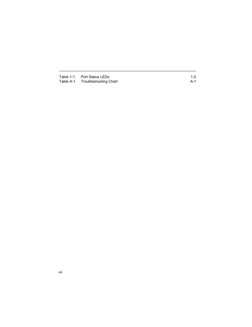 Tables | Enterasys Networks VSER-RPU-SYS User Manual | Page 10 / 28