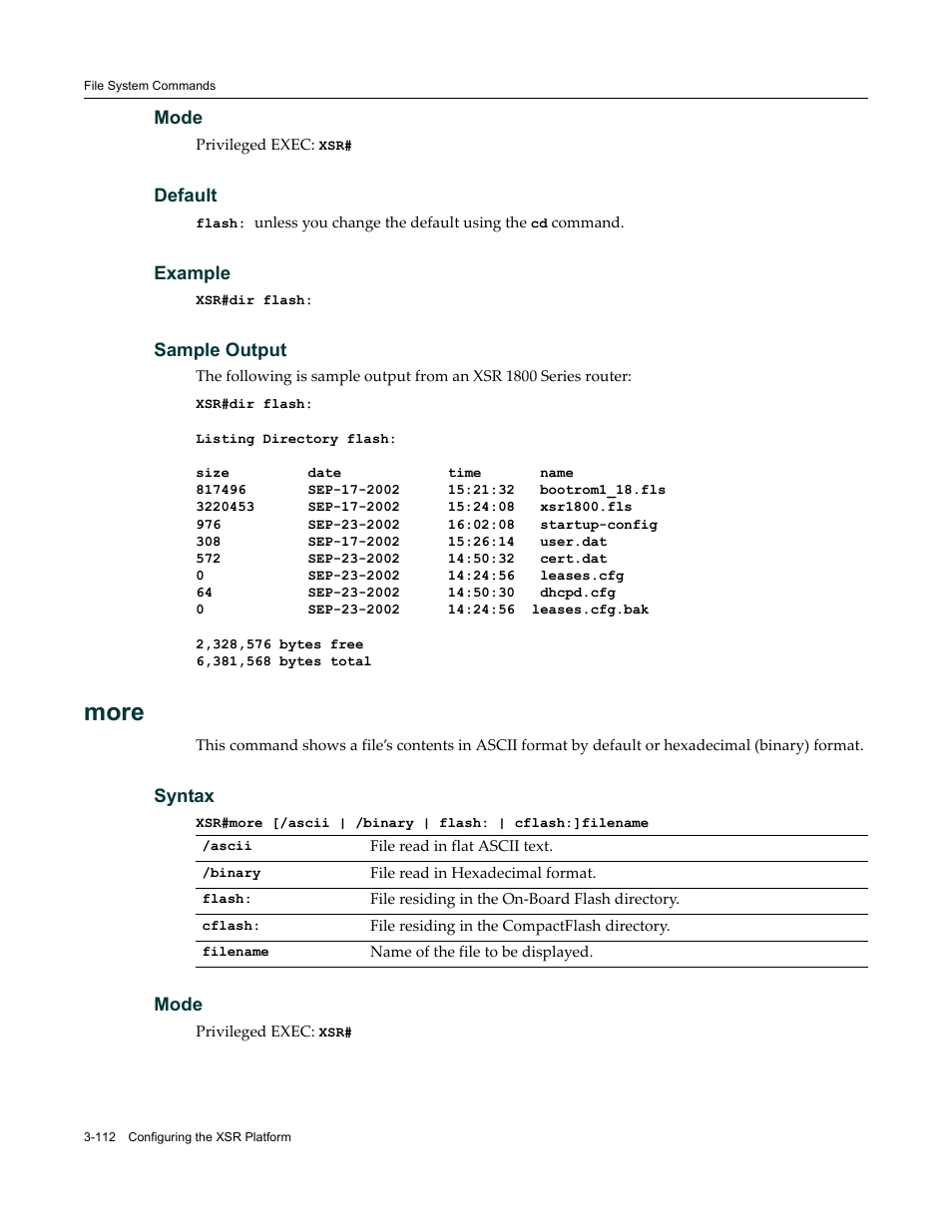 More | Enterasys Networks X-Pedition XSR CLI User Manual | Page 118 / 684