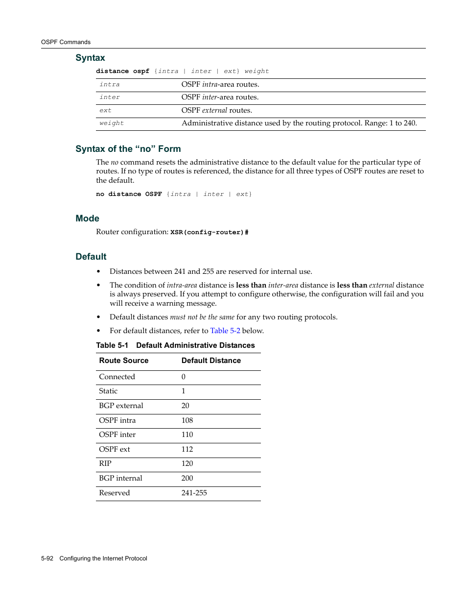 Enterasys Networks X-Pedition XSR CLI User Manual | Page 168 / 684