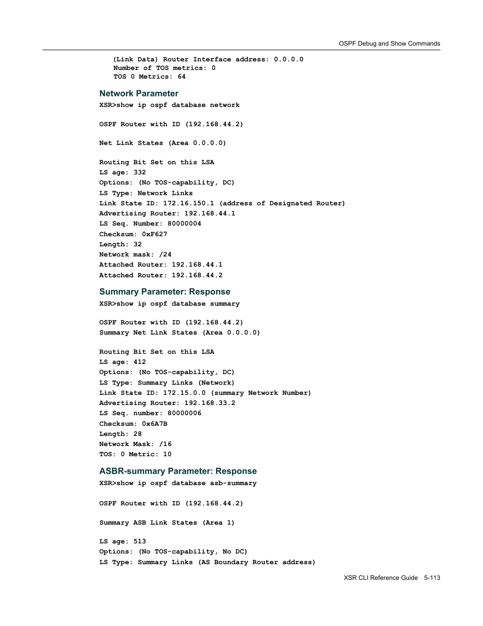 Enterasys Networks X-Pedition XSR CLI User Manual | Page 189 / 684