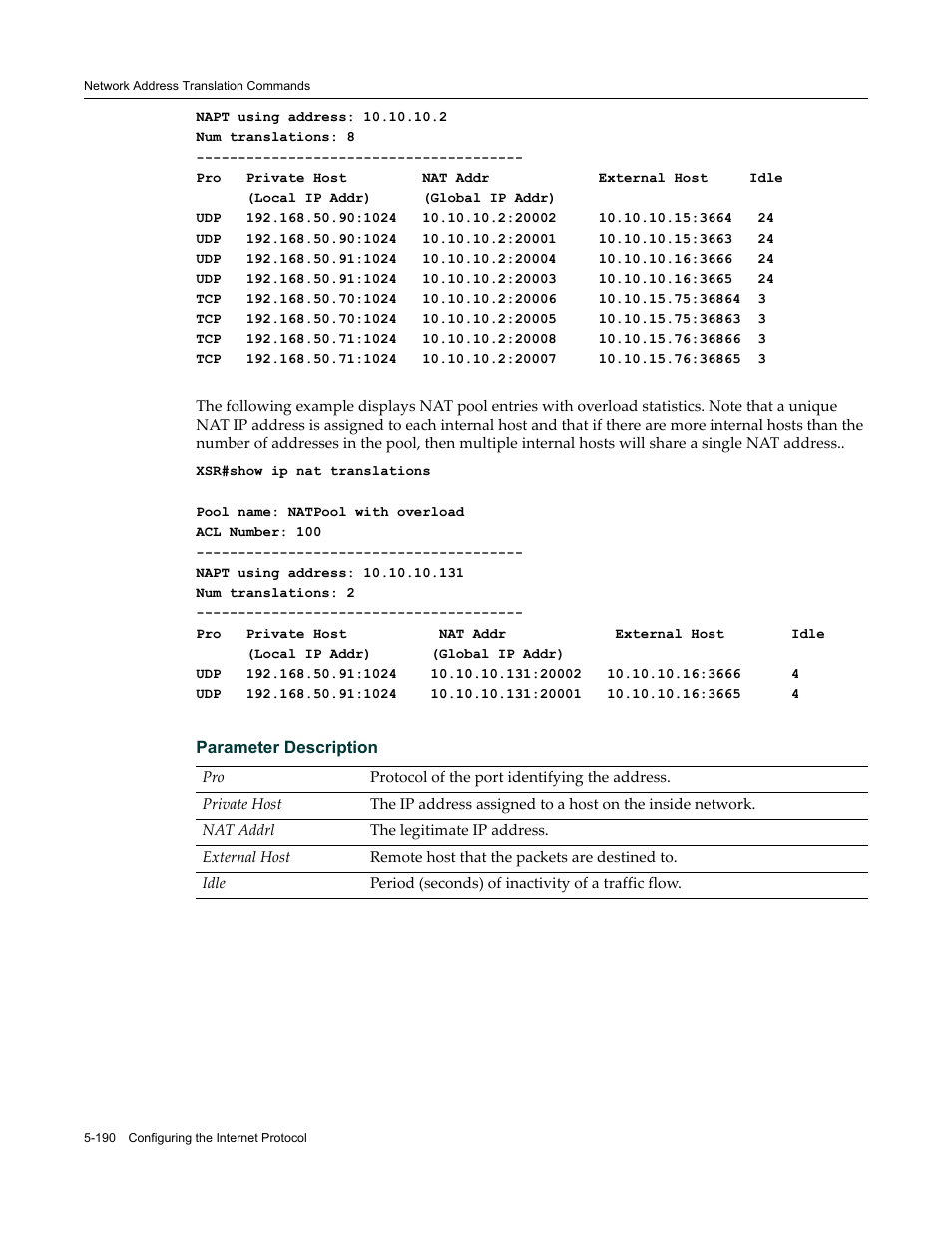 Enterasys Networks X-Pedition XSR CLI User Manual | Page 266 / 684