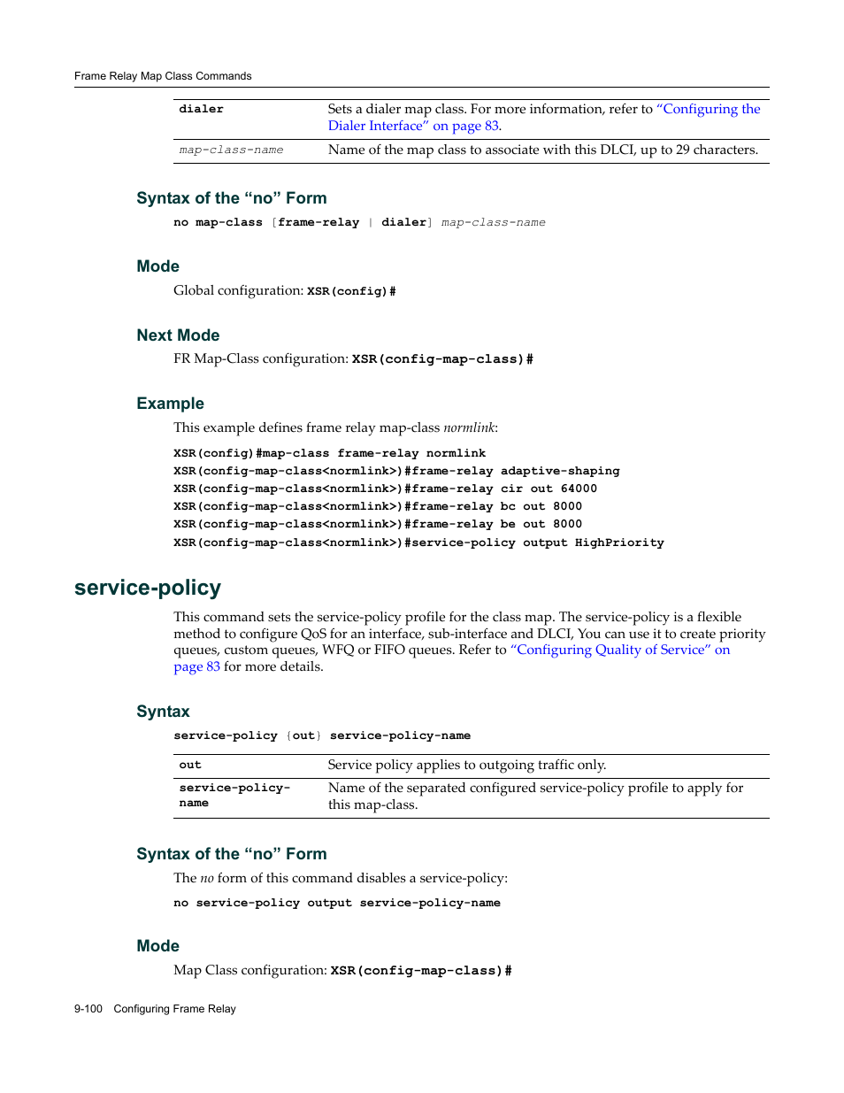 Service-policy | Enterasys Networks X-Pedition XSR CLI User Manual | Page 424 / 684