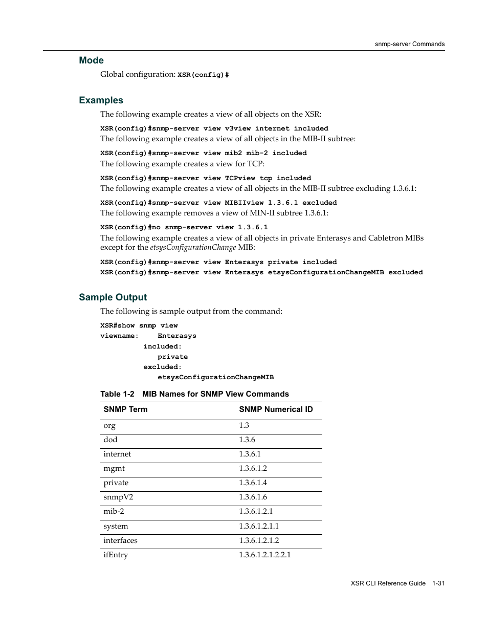 Enterasys Networks X-Pedition XSR CLI User Manual | Page 45 / 684