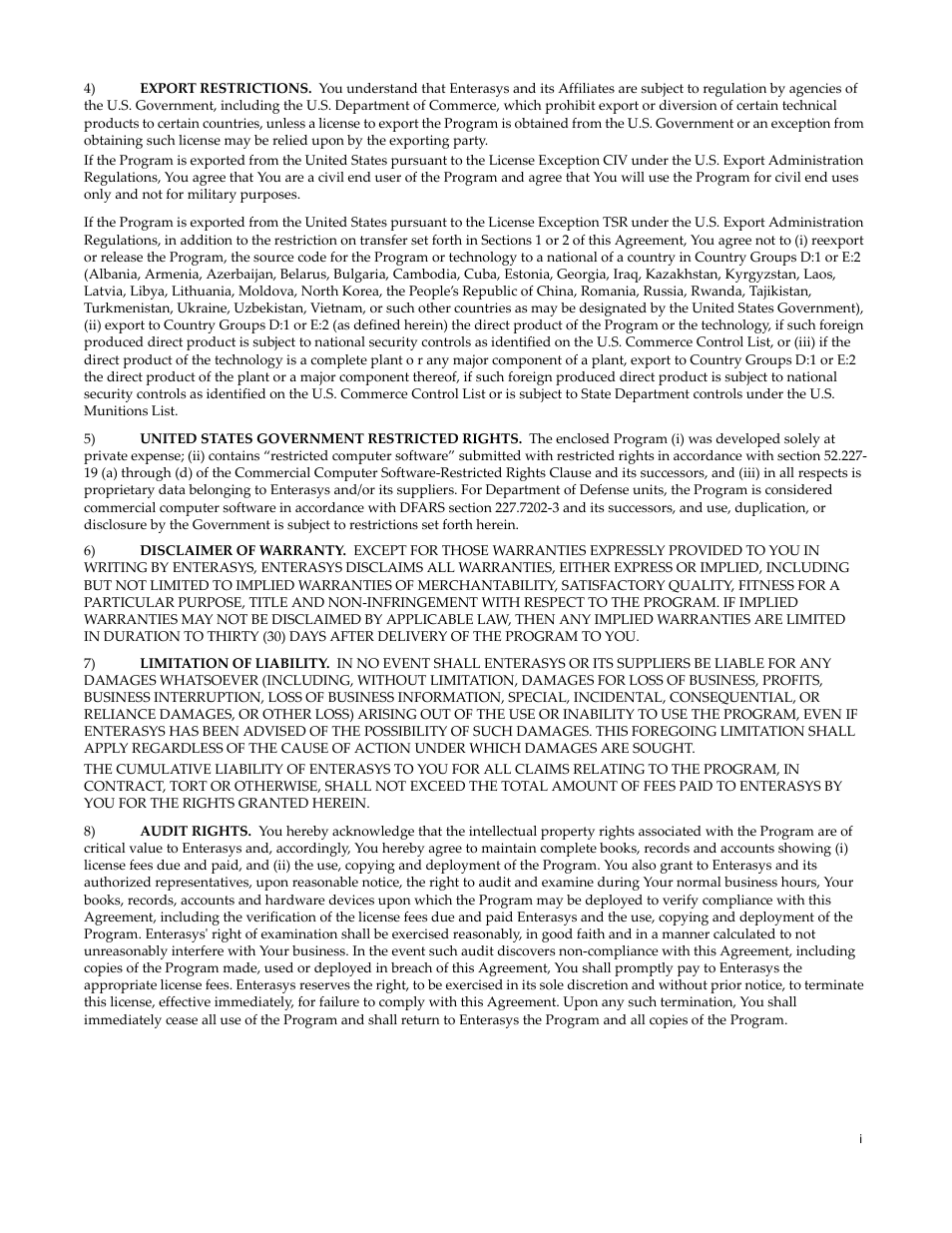 Enterasys Networks X-Pedition XSR CLI User Manual | Page 5 / 684