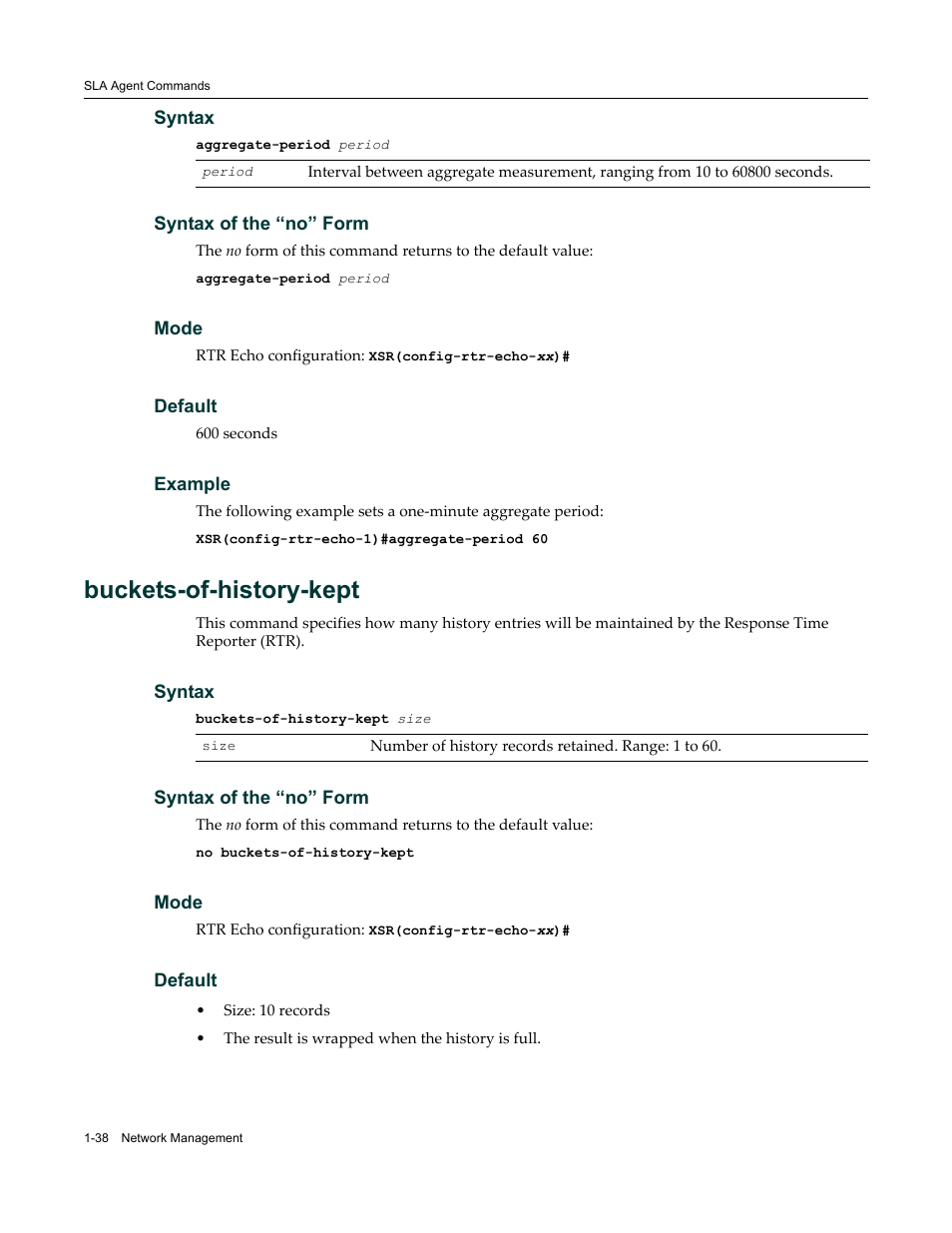 Buckets-of-history-kept | Enterasys Networks X-Pedition XSR CLI User Manual | Page 52 / 684