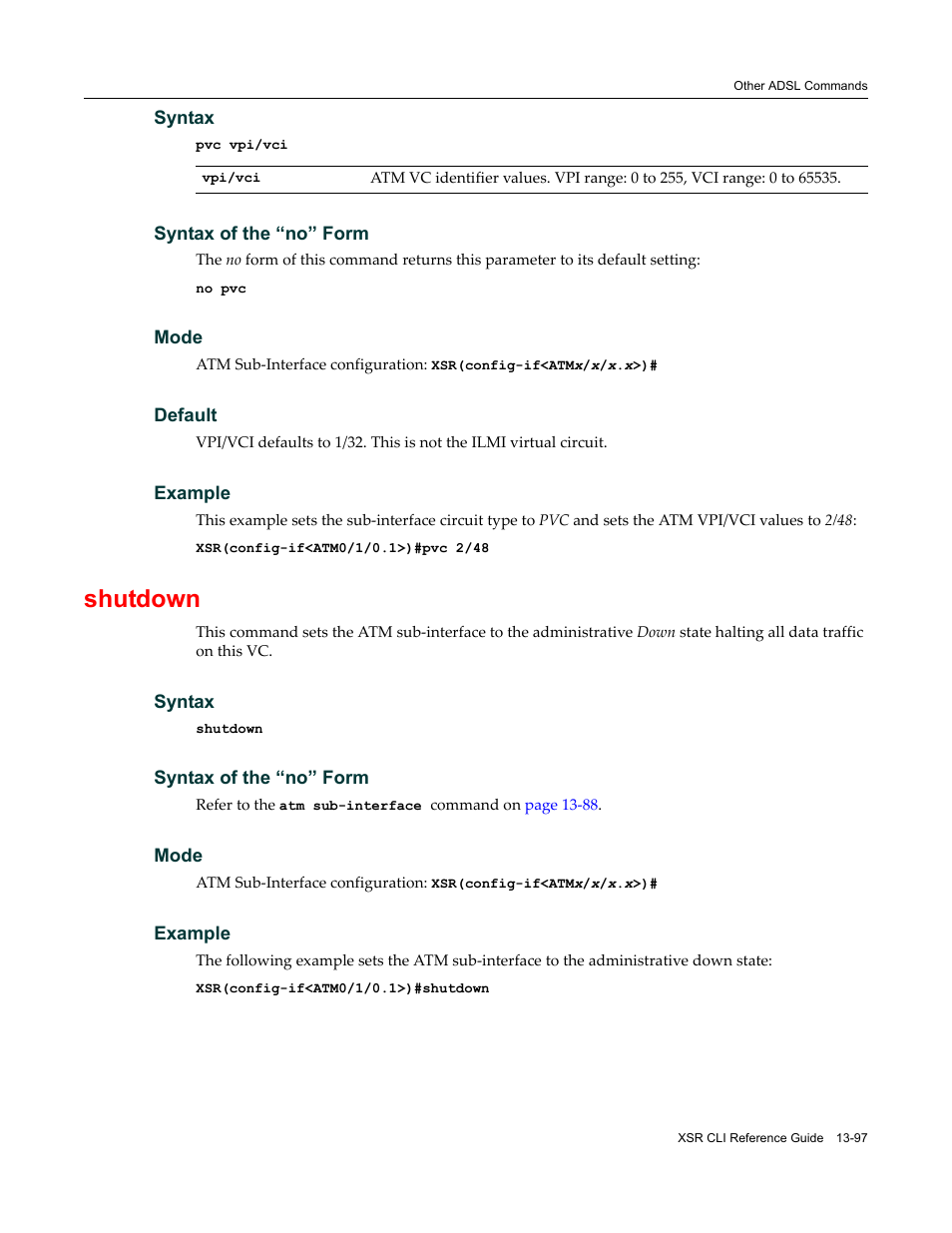 Shutdown | Enterasys Networks X-Pedition XSR CLI User Manual | Page 523 / 684