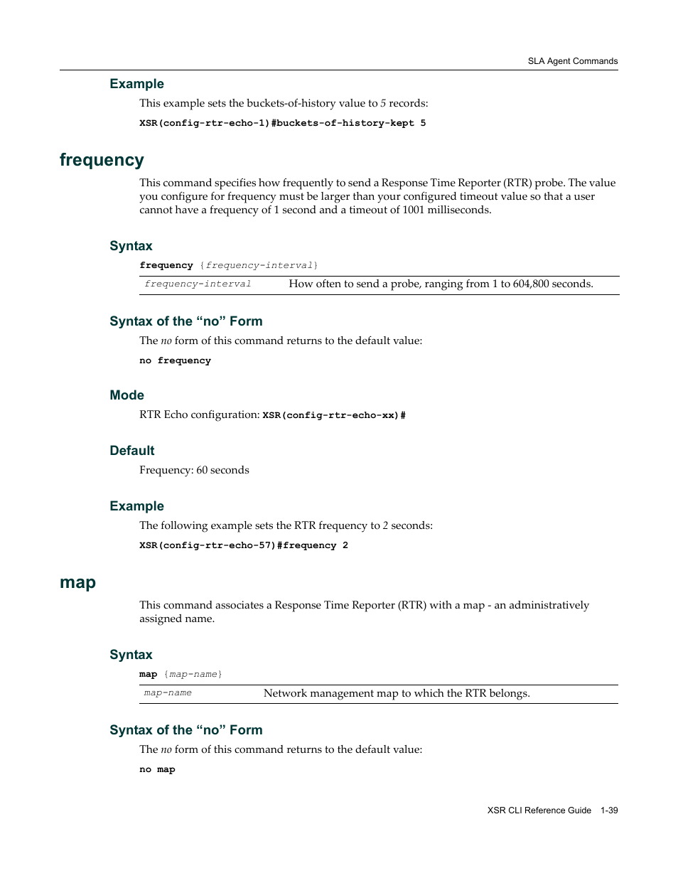 Frequency | Enterasys Networks X-Pedition XSR CLI User Manual | Page 53 / 684