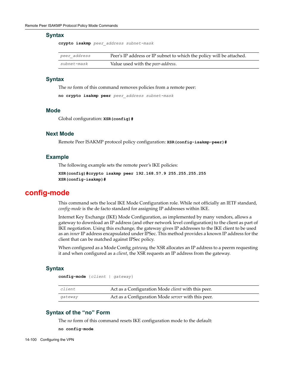 Config-mode | Enterasys Networks X-Pedition XSR CLI User Manual | Page 554 / 684