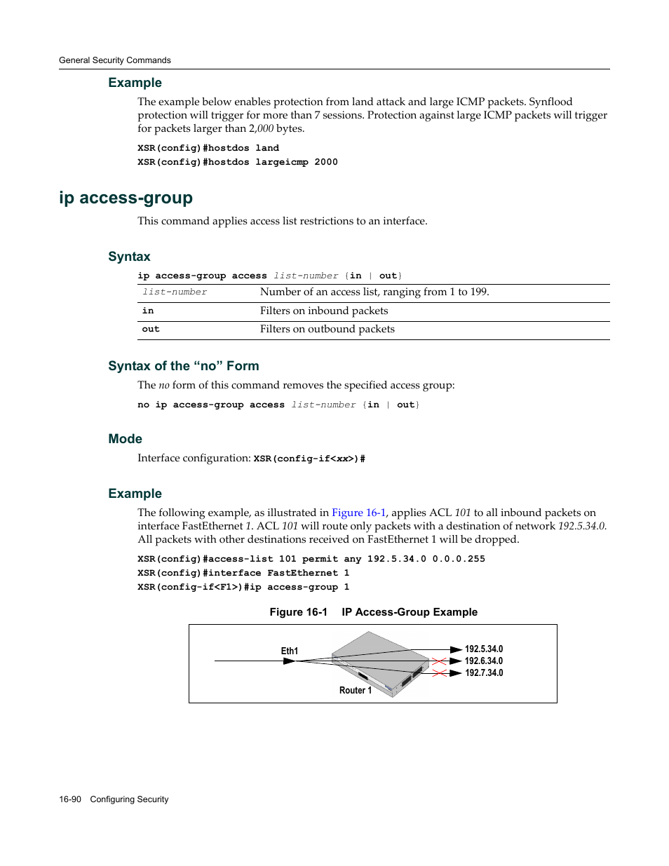 Ip access-group | Enterasys Networks X-Pedition XSR CLI User Manual | Page 634 / 684