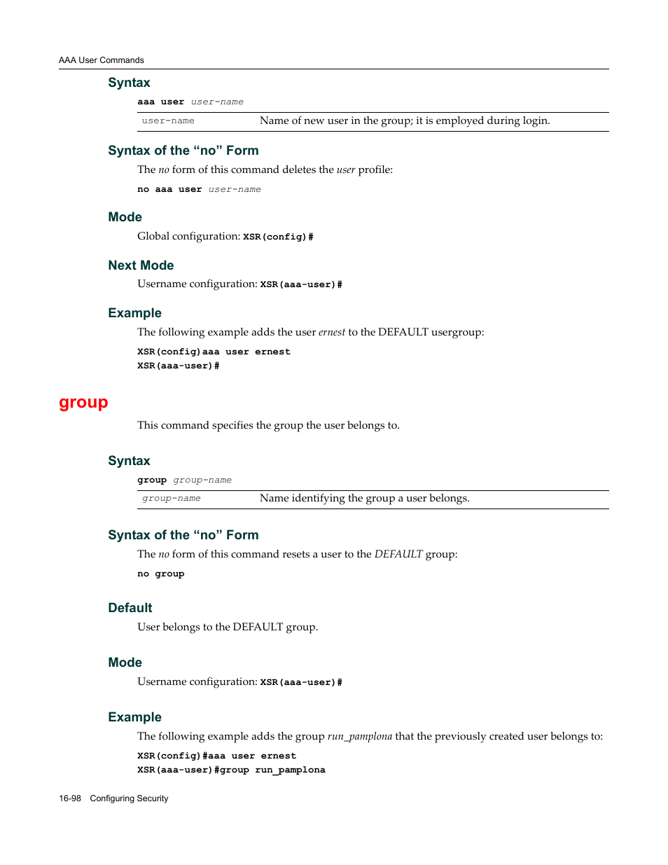 Group | Enterasys Networks X-Pedition XSR CLI User Manual | Page 642 / 684