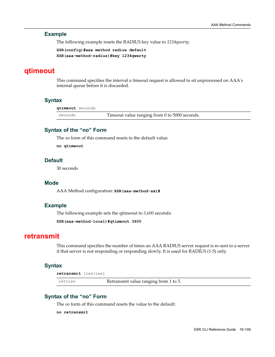 Qtimeout, Retransmit | Enterasys Networks X-Pedition XSR CLI User Manual | Page 653 / 684