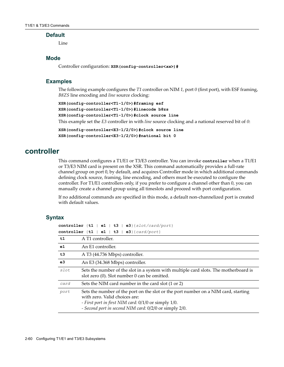 Controller | Enterasys Networks X-Pedition XSR CLI User Manual | Page 66 / 684