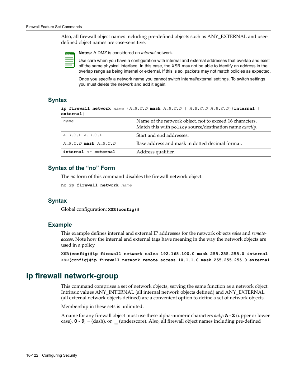 Ip firewall network-group | Enterasys Networks X-Pedition XSR CLI User Manual | Page 666 / 684