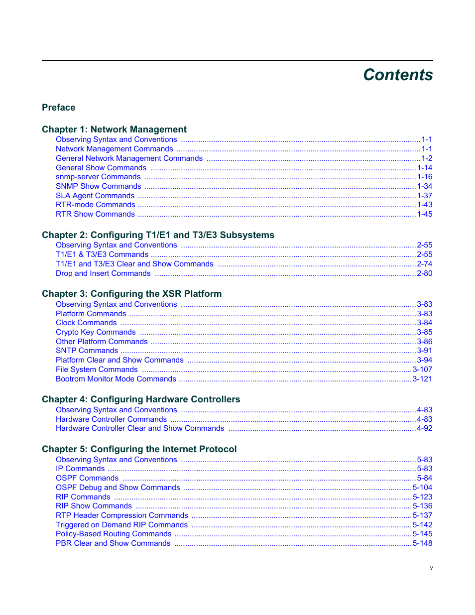 Enterasys Networks X-Pedition XSR CLI User Manual | Page 7 / 684