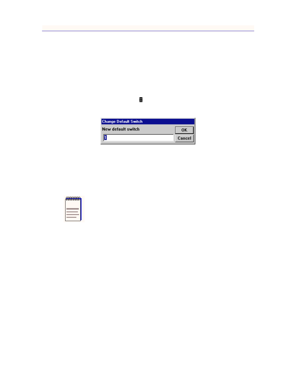 Defining a default switch, Defining a default switch -3 | Enterasys Networks FN 100 User Manual | Page 41 / 54