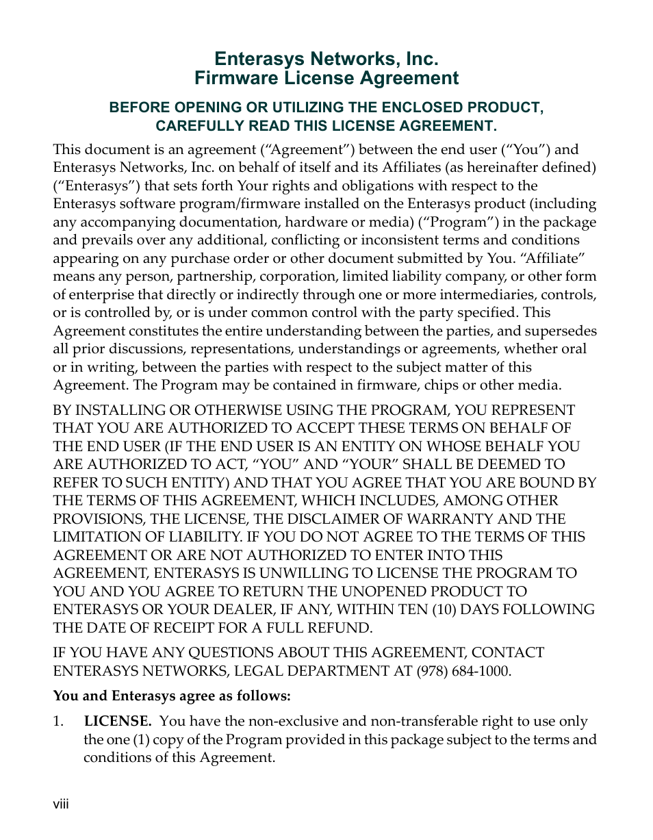 Enterasys Networks Network Ethernet Adapter User Manual | Page 10 / 36