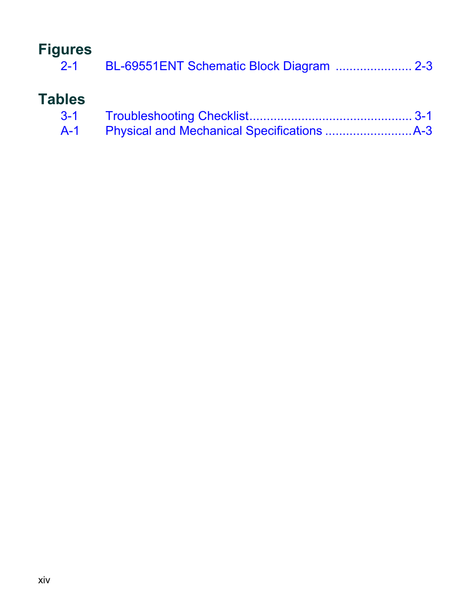 Figures, Tables | Enterasys Networks Network Ethernet Adapter User Manual | Page 16 / 36