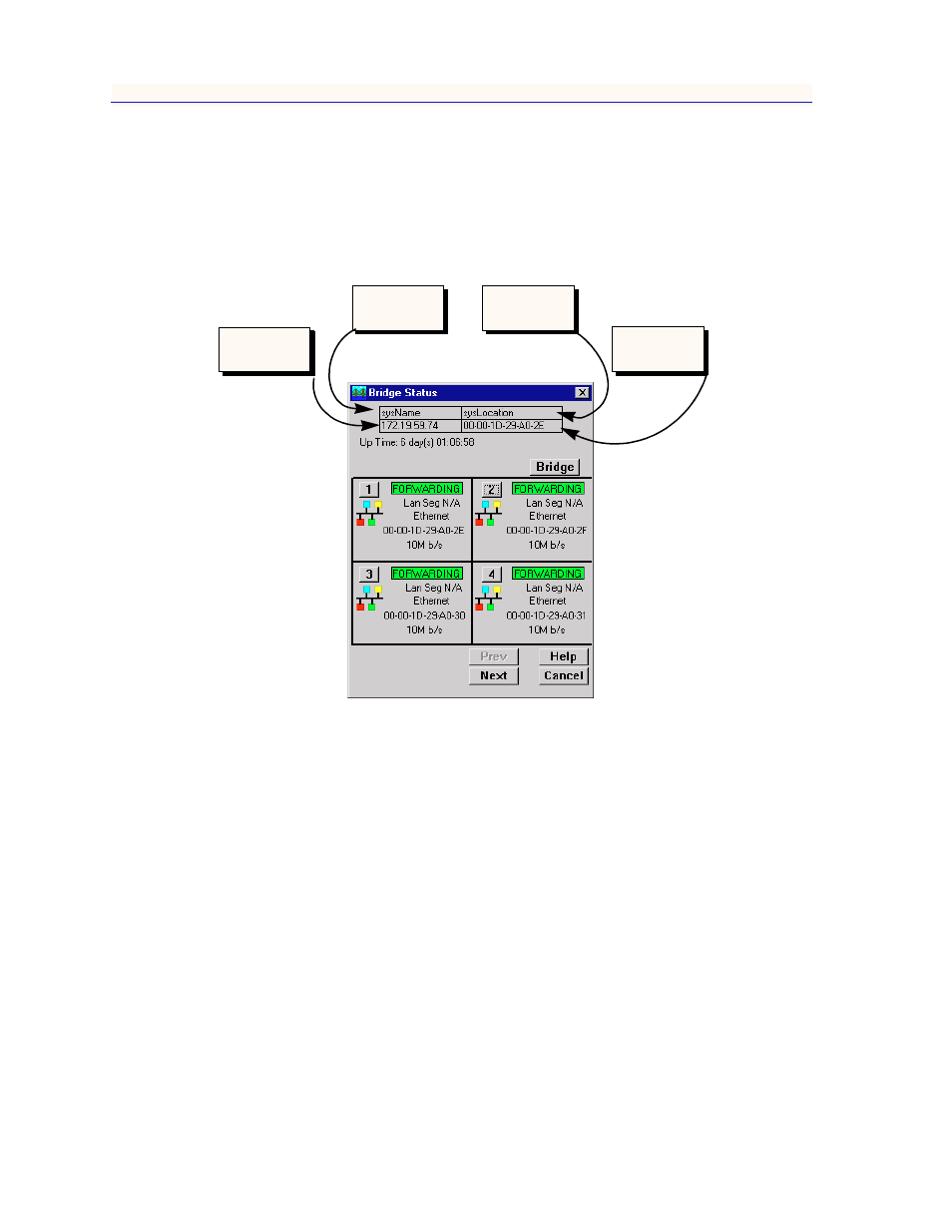 Common smartswitch 2000 window fields, Common smartswitch 2000 window fields -8 | Enterasys Networks 2000 User Manual | Page 16 / 188