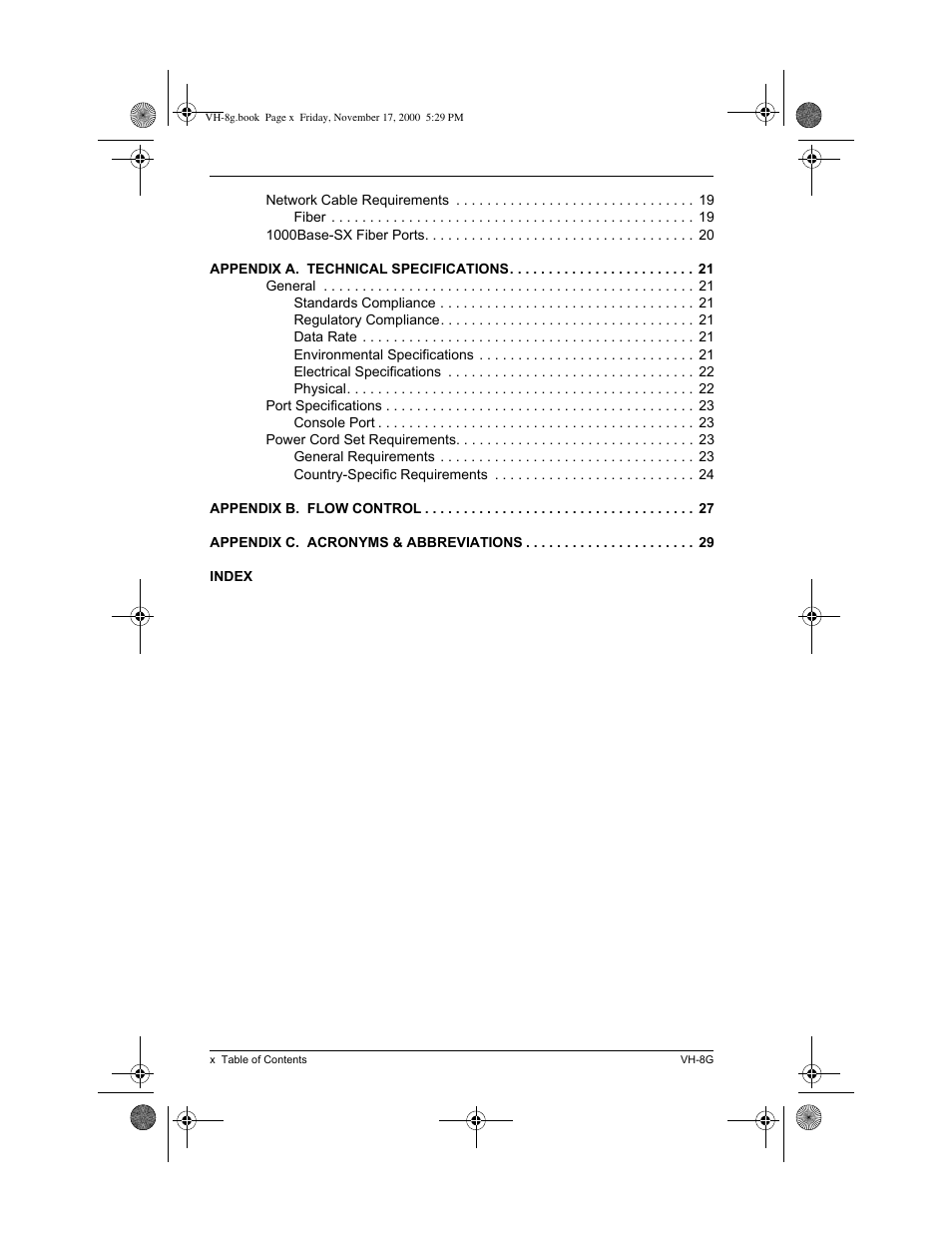 Enterasys Networks Enterasys Vertical Horizon VH-8G User Manual | Page 12 / 48