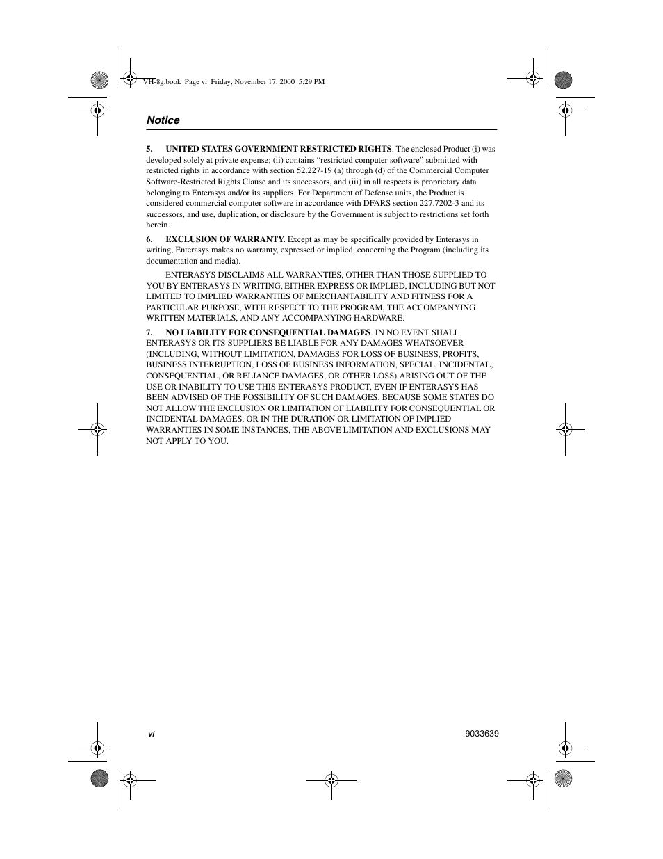 Enterasys Networks Enterasys Vertical Horizon VH-8G User Manual | Page 8 / 48