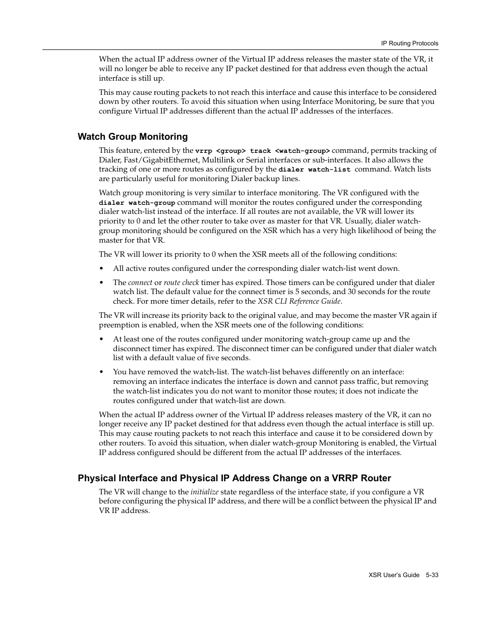 Watch group monitoring | Enterasys Networks Security Router X-PeditionTM User Manual | Page 135 / 466