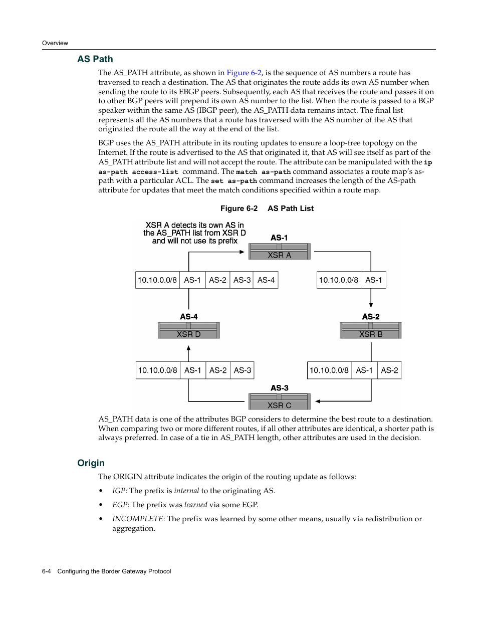 As path, Origin, As path -4 origin -4 | Enterasys Networks Security Router X-PeditionTM User Manual | Page 152 / 466