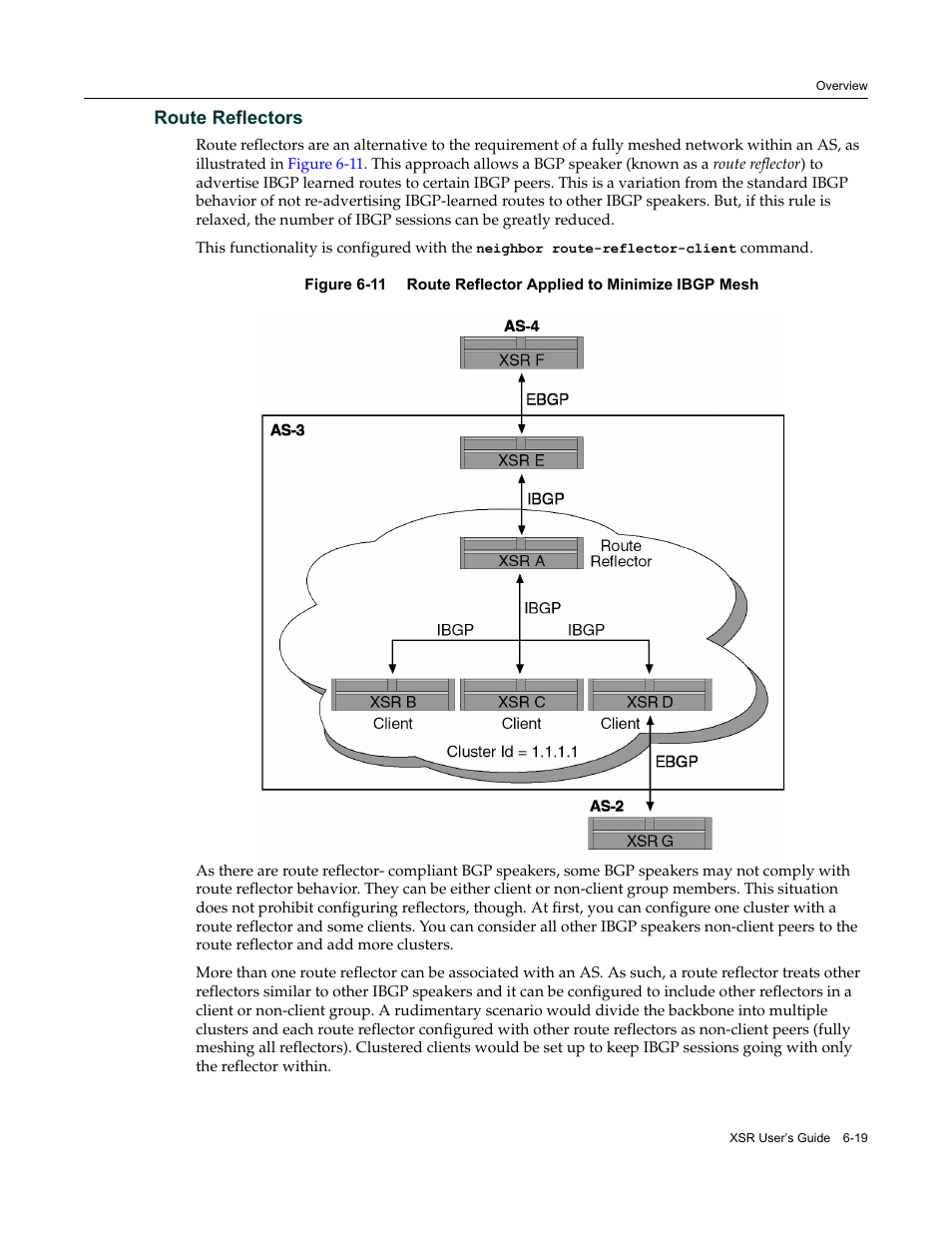 Route reflectors, Route reflectors -19 | Enterasys Networks Security Router X-PeditionTM User Manual | Page 167 / 466
