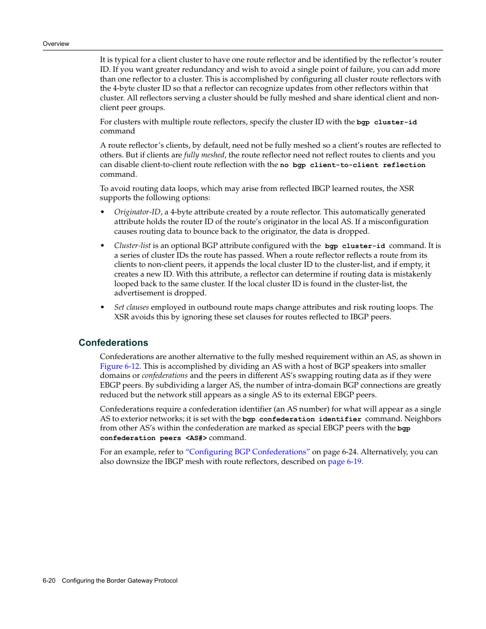 Confederations, Confederations -20 | Enterasys Networks Security Router X-PeditionTM User Manual | Page 168 / 466