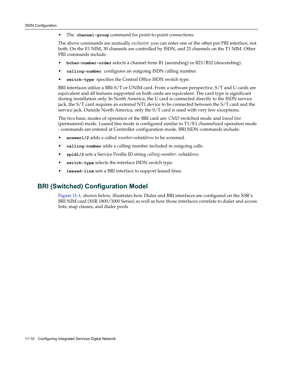 Bri (switched) configuration model -10, Bri (switched) configuration model | Enterasys Networks Security Router X-PeditionTM User Manual | Page 274 / 466