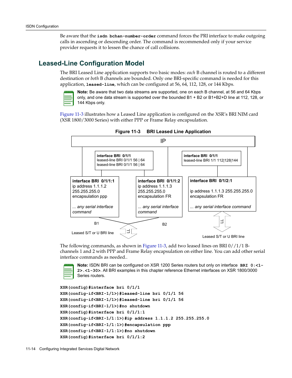 Leased-line configuration model -14, Leased-line configuration model | Enterasys Networks Security Router X-PeditionTM User Manual | Page 278 / 466