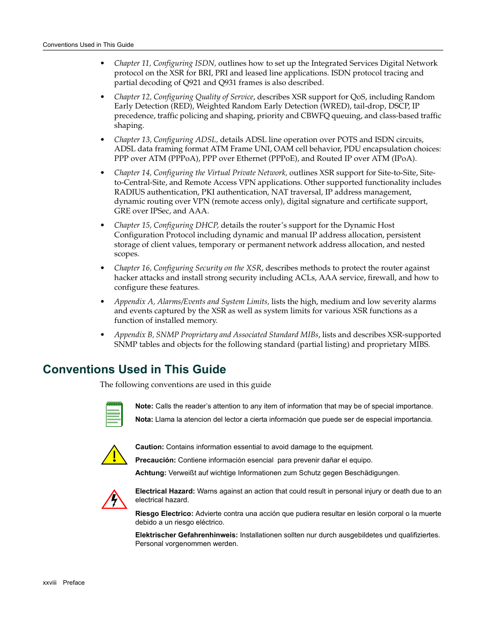 Conventions used in this guide | Enterasys Networks Security Router X-PeditionTM User Manual | Page 30 / 466